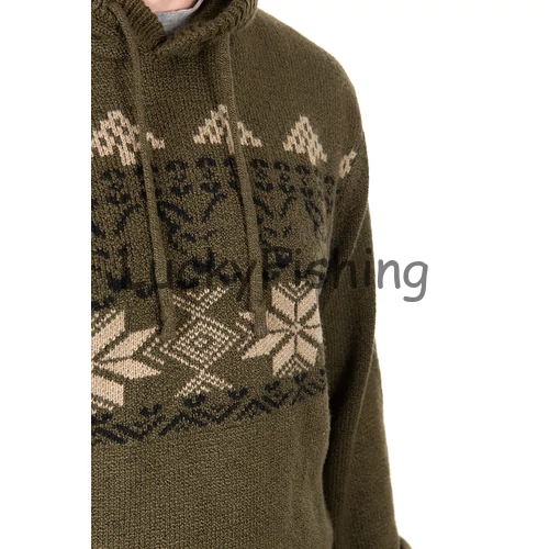 Fox Xmas Hoodie – Karácsonyi kapucnis pulóver - S