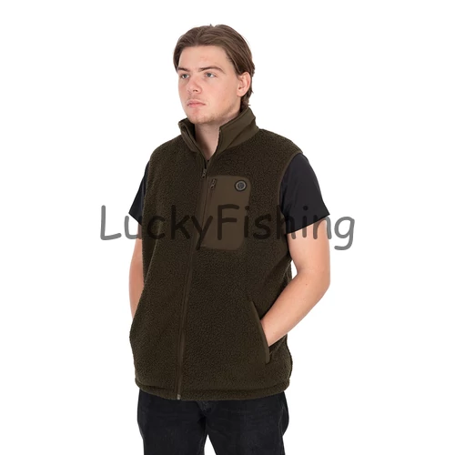 Fox Olive Sherpa Hybrid Gilet - Horgász Mellény - M