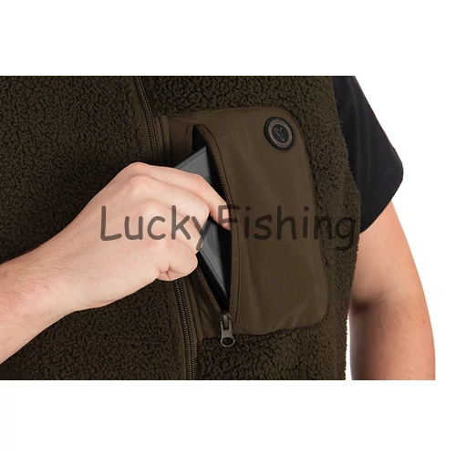 Fox Olive Sherpa Hybrid Gilet - Horgász Mellény - M
