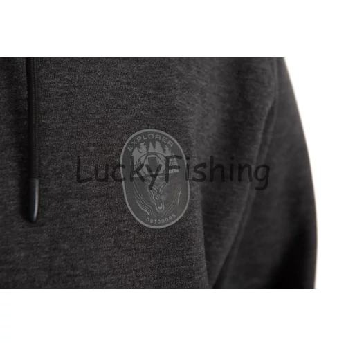 Fox Explorer Ltd Grey Hoodie – Szürke Kapucnis Pulóver – L