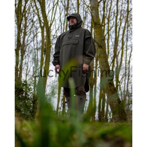 Fox Khaki Poncho - One Size