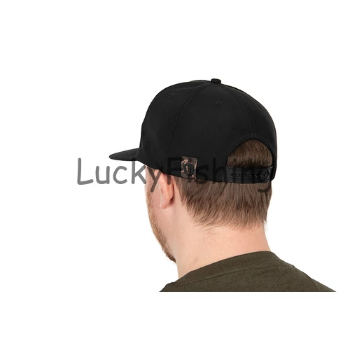 Fox Black/Camo Flat Peak Snapback Cap Baseball Sapka