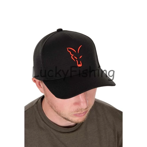 Fox Collection Baseball Cap - Black/Orange - Baseball Sapka