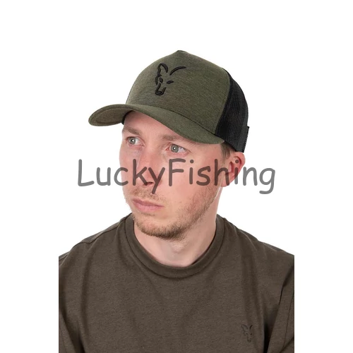 Fox Collection Trucker Cap - Green/Black - Baseball Sapka