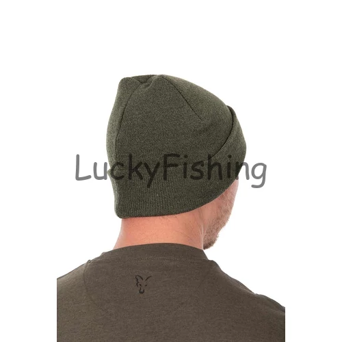 Fox Collection Beanie - Green/Black - Meleg Sapka