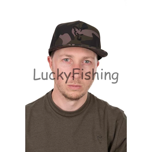 Fox Camo Snapback Baseball Sapka