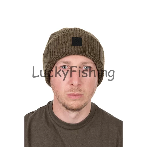 Fox Olive Merino Blend Beanie Hat Téli Sapka