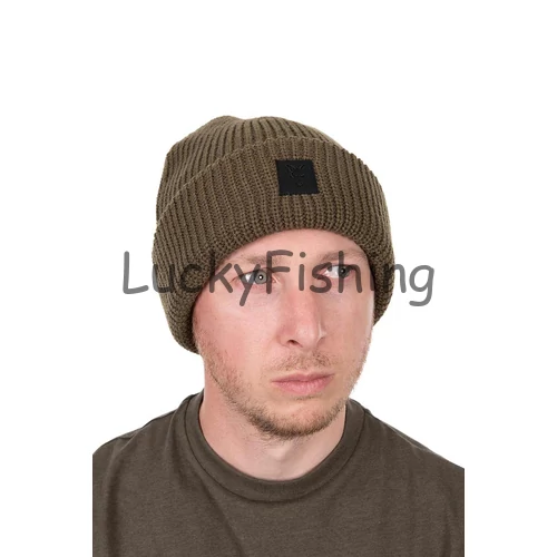 Fox Olive Merino Blend Beanie Hat Téli Sapka
