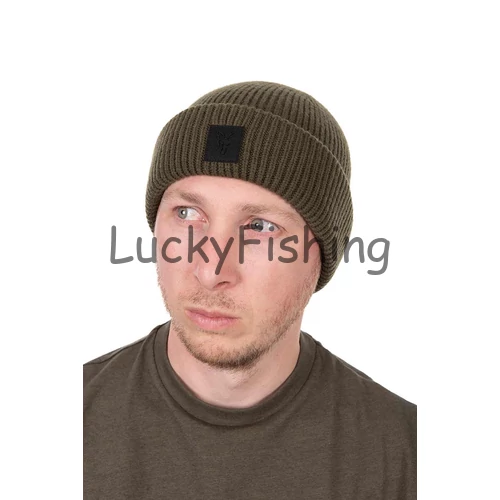 Fox Khaki HD Beanie Hat Téli Sapka
