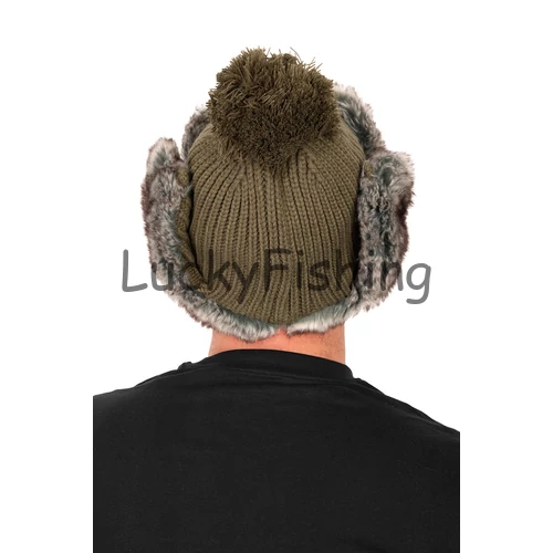 Fox Trapper Hat – Green Meleg téli Sapka