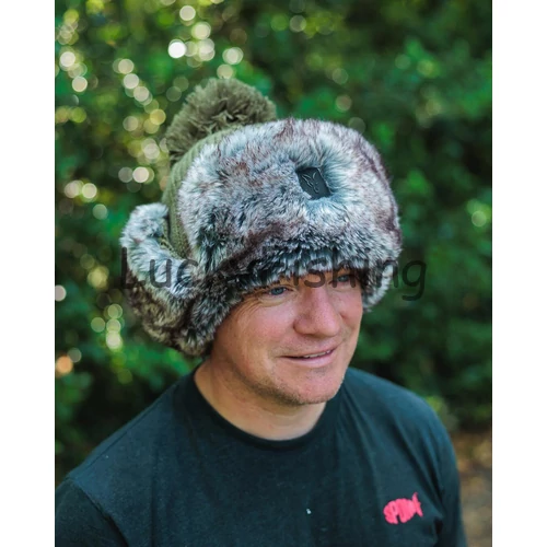Fox Trapper Hat – Green Meleg téli Sapka