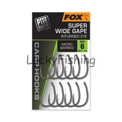 FOX Super Wide Gape (Inturned Eye) –Bojlis Horog Méret: 2
