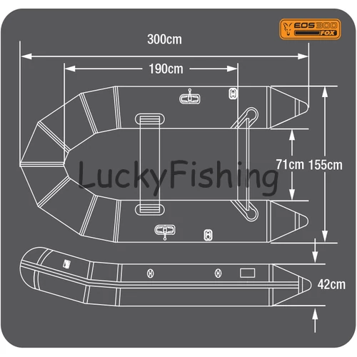 FOX EOS® Boat 300 Gumicsónak