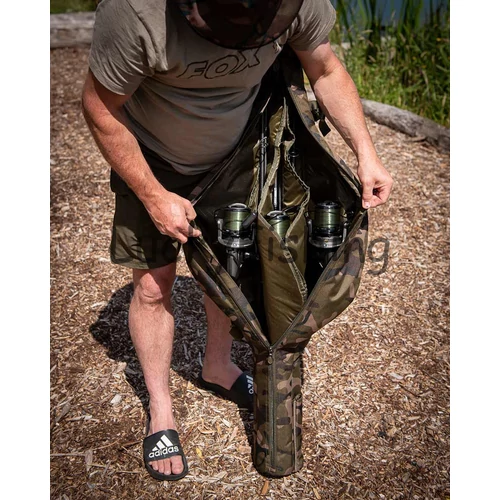 Fox Camolite  8-10ft Retractable Tri Sleeve 3 Botos Horgász Botzsák 135x25x28cm