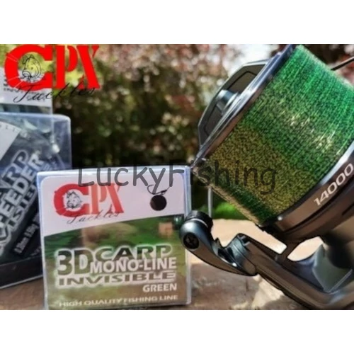 CPX - 3D CARP Line - Green zsinór - 600m - 0,22mm