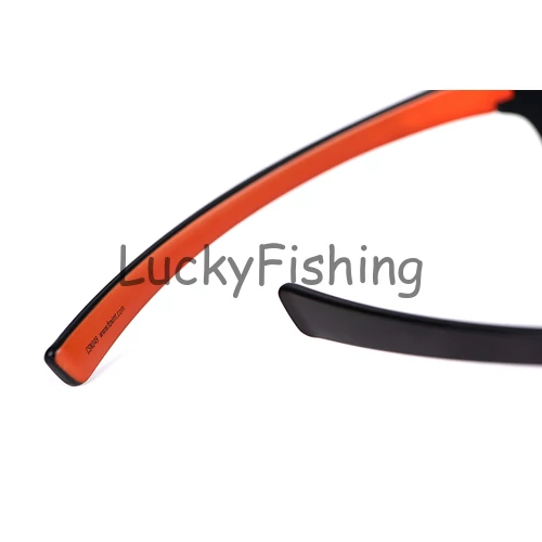 Fox Collection Wraps - Napszemüveg Black/Orange - grey lense