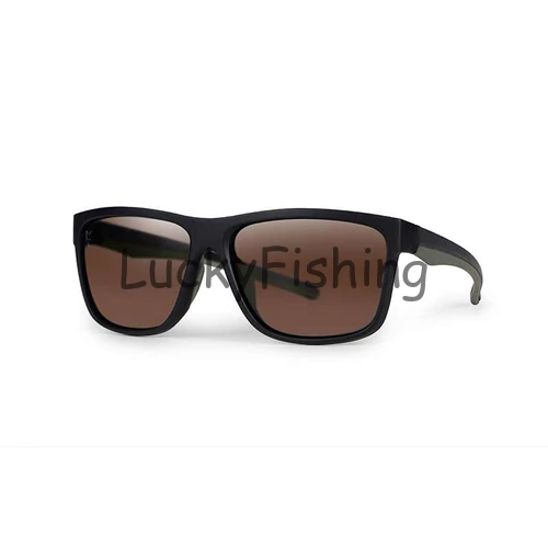 Fox Collection Zöld & Fekete Napszemüveg – Barna Lencsével