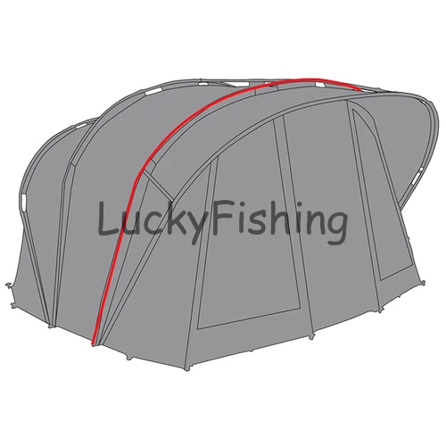 Fox R-Series 1 Man XL Bivvy Khaki Merevítő Borda Rib #2