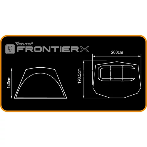 Fox Frontier X Horgász Sátor Camo Mozzy Mesh Szúnyoghálós panel