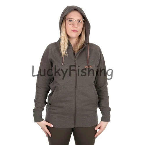 Fox Női Zipped Hoodie Melegítő Felső - Méret: L 16-18