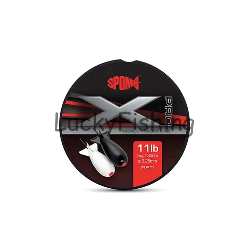 Spomb X Pro Mono 0.26mm/11lb x 300m RED (Piros)