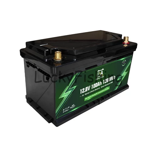 Idealakku (LiFePO4) 12.8V 100Ah/1280Wh akkumulátor – Bluetooth, BMS védelemmel