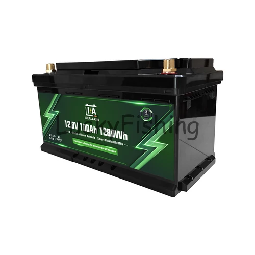 Idealakku (LiFePO4) 12.8V 100Ah/1280Wh akkumulátor – Bluetooth, BMS védelemmel