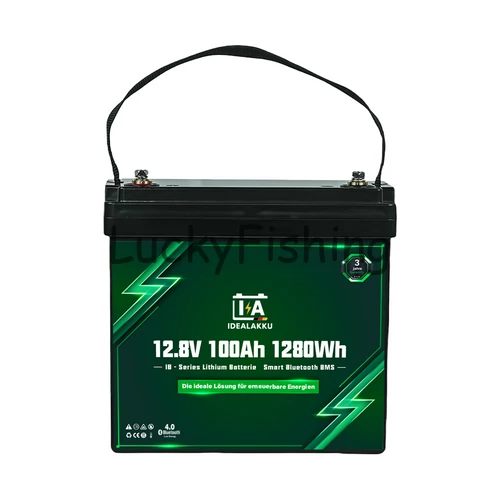 Idealakku (LiFePO4) 12.8V 100Ah/1280Wh akkumulátor MINI – Bluetooth, BMS védelemmel