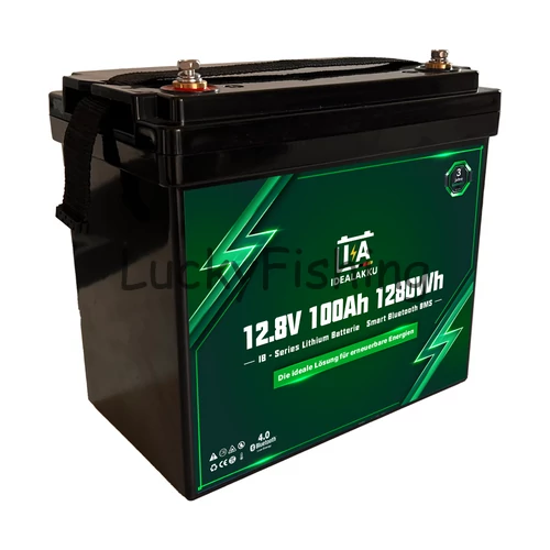 Idealakku (LiFePO4) 12.8V 100Ah/1280Wh akkumulátor MINI – Bluetooth, BMS védelemmel