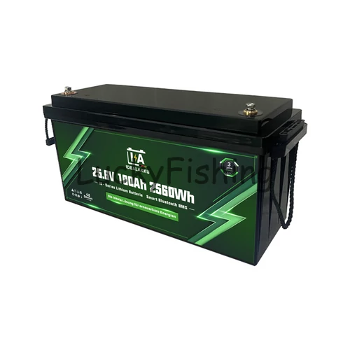 Idealakku (LiFePO4) 25.6V 100Ah/2560Wh akkumulátor – Bluetooth, BMS védelemmel