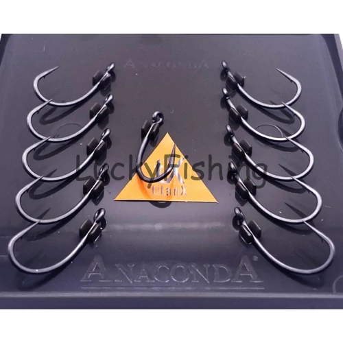 ANACONDA Piercer CurveShank mikroszakállas / méret 6 / 11db