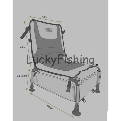 Korum Progress Ruckchair Standard Horgászszék 48×50cm
