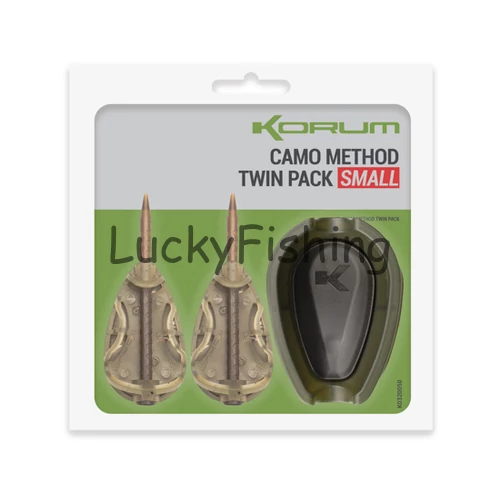 Korum Camo Method Twin Pack Kosár Töltővel L