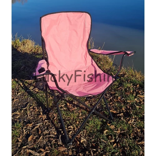 LuckyFishing Karfás Horgászszék Pink