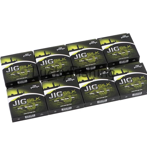 Fox Rage JIG SILK – 8 Szálas Prémium Fonott Zsinór 0.13mm 20lb 150m