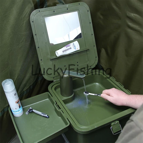 NGT Bivvy Sink Kézmosó Szett + Ajándék Automata Csappal