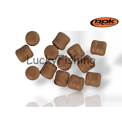 ROK Halibut Pellet 12mm - balanszírozott 18db/bliszter - Barna