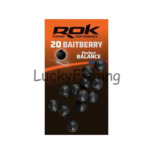 ROK Balanszírozott Csalizó Bogyó - Baitberry - 20 darab/bliszter - Fekete