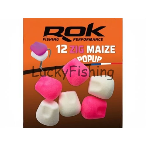 ROK ZIG Maize - Ultra Pop-up 12db/csomag - Rózsaszín/Fehér