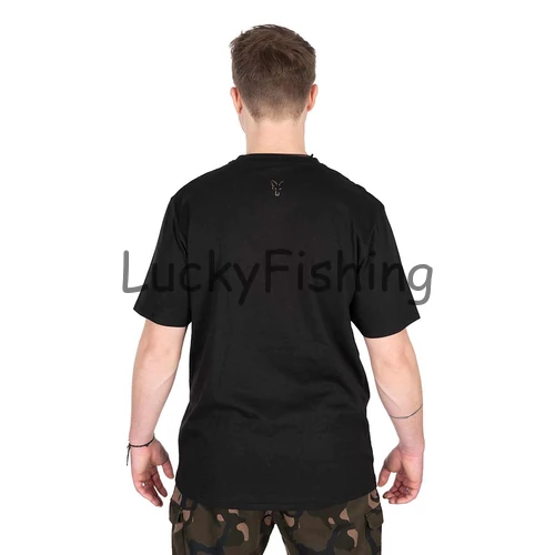 FOX Black/Camo Logo T-Póló - L
