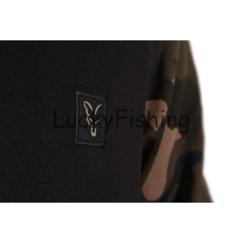 FOX LW Black/Camo QTR Zip - Cipzáros Pulóver - M