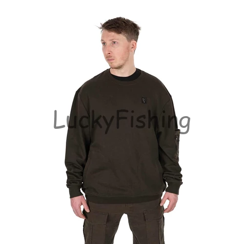 FOX LW Khaki Jumper Pulóver - M