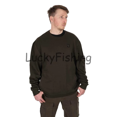 FOX LW Khaki Jumper Pulóver - M