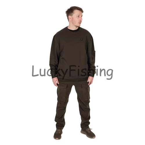 FOX LW Khaki Jumper Pulóver - M
