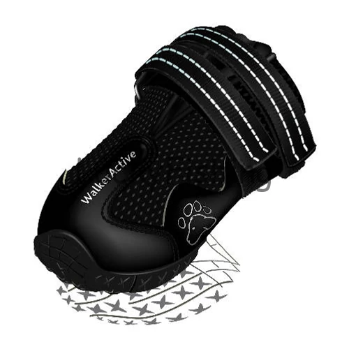 Trixie Walker Active Protective Boots - csízma (fekete) kutyák részére (S-M)