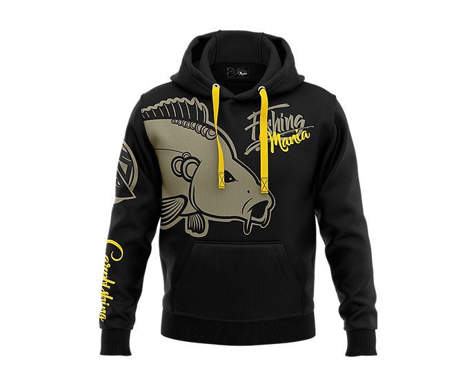 Hotspot Design Kapucnis Pulóver Hoodie Fishing Mania - S