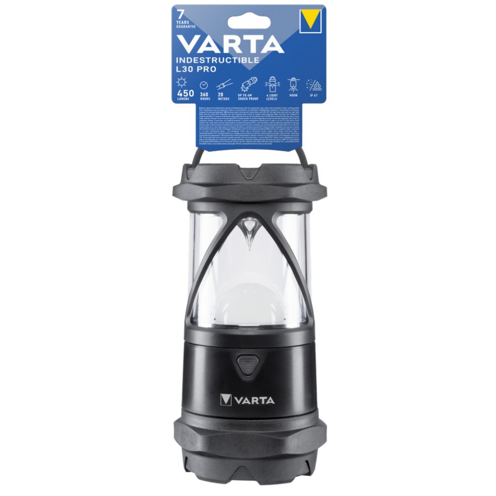 VARTA INDESTRUCTIBLE L30 PRO KEMPINGLÁMPA - 18761