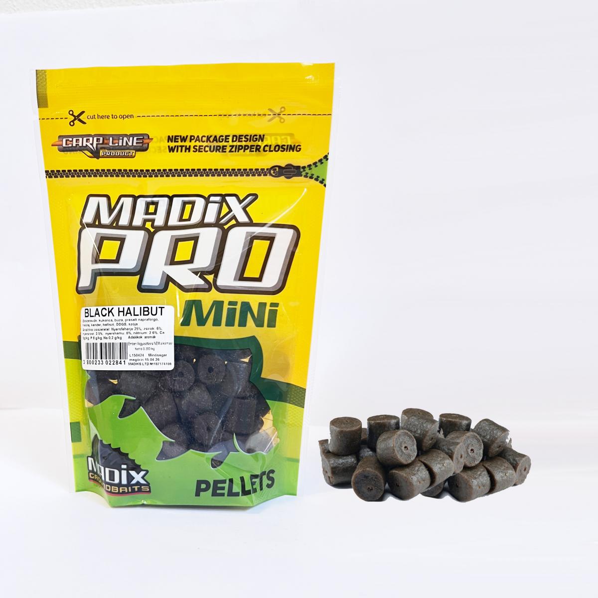 Madix Horog Pellet 14Mm 200Gr Black Halibut