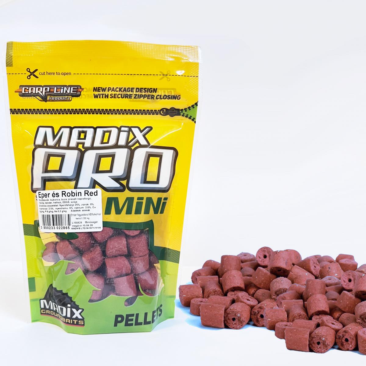 Madix Horog Pellet 14Mm 200Gr Eper&Robin Red