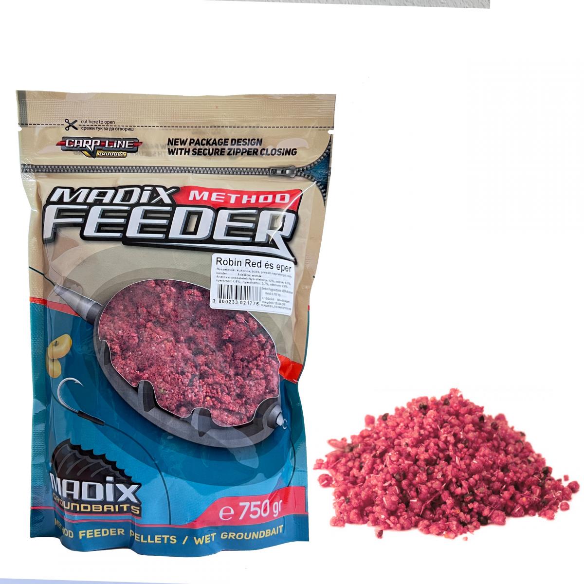 Madix Method Feeder Előregyúrt Robin Red&Eper 750G